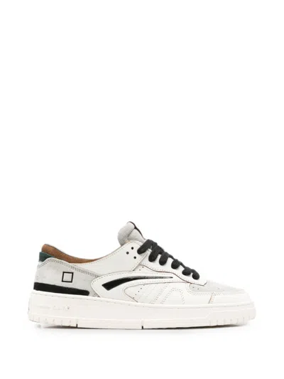 Date Torno Panelled Sneakers In White