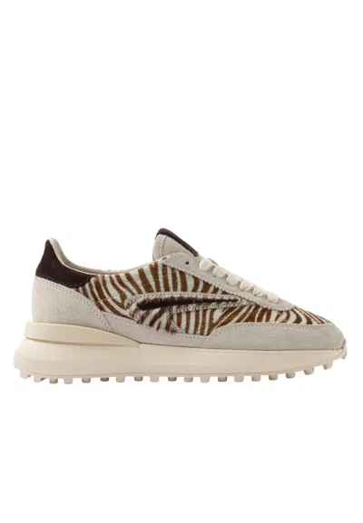 Date W431-at-an-zb  Women's Suede Grey In Multi