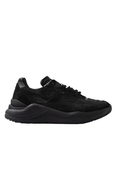 Date W431-fg-sh-bk  Women's Suede Black