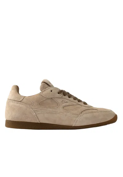 Date W431-fl-vl-bi  Donna Camoscio Beige In Brown