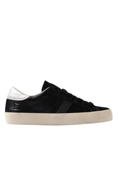 Date W431-hl-ca-bk Women's Black Leather