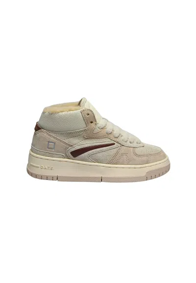 Date W431-thf-nt-bi  Donna Camoscio Beige In Brown