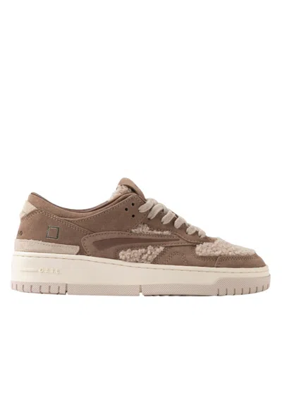 Date W431-to-td-bi  Women's Suede Brown