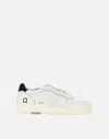 Date D. A.t. E. Man Sneakers White Size 7 Soft Leather In White