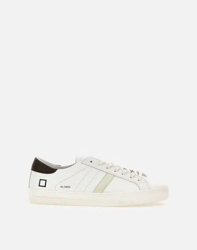 Date D.a.t.e. Vintage Calf Leather White Sneakers