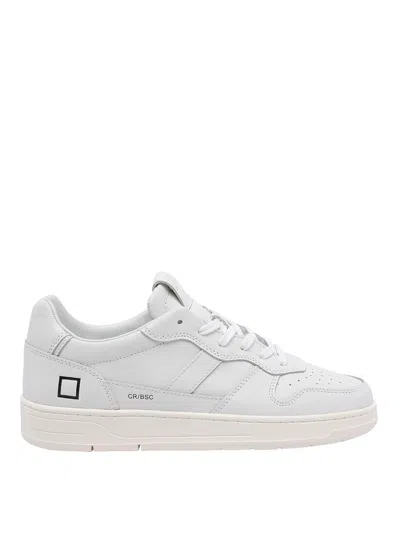 Date D.a.t.e White Court 20 Sneakers In Animal Print