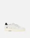 Date D. A.t. E. Man Sneakers White Size 7 Soft Leather In White