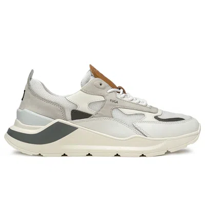 Date White Leather Sneaker