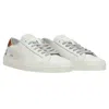 Date White Leather Sneaker