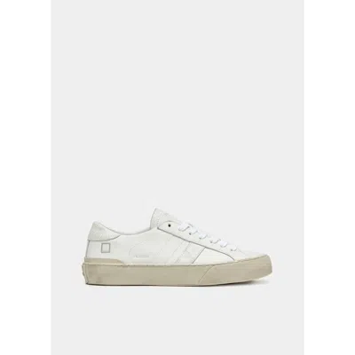 Date White Leather Sneaker