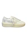 Date D.a.t.e. Hill Low Platform Sneakers In White