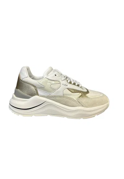Date Women's Shoes D.a.t.e. Fuga Laminated Platinum In White