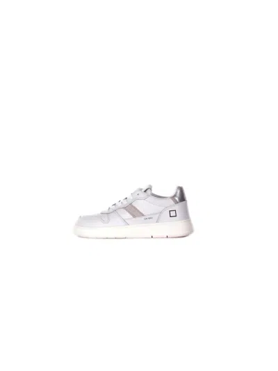 Date D.a.t.e. Women's Sneakers W431 C2 Ba Ws Court 2.0 Basic White Silver