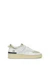 DATE WOMENS TORNEO WHITE GOLD LEATHER SNEAKER