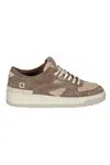 Date Torneo Teddy Suede-leather Sneakers In Nude