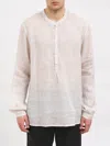 Daub Caftano In Lino In Neutral