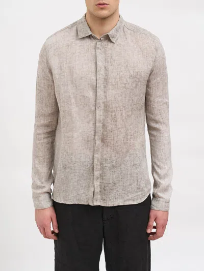 Daub Camicia In Lino In Neutral