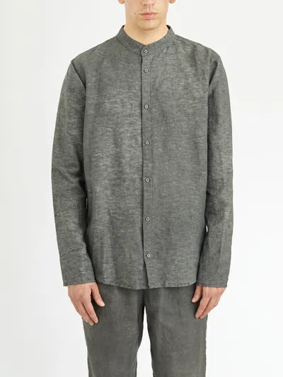 Daub Korean Shirt In Cotton And Linen