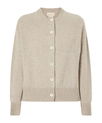 Daughter Ada Wool Cardigan In Neutral