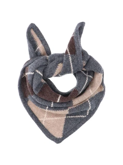 Daughter & Cashmere Triangle Scarf In Multicolor