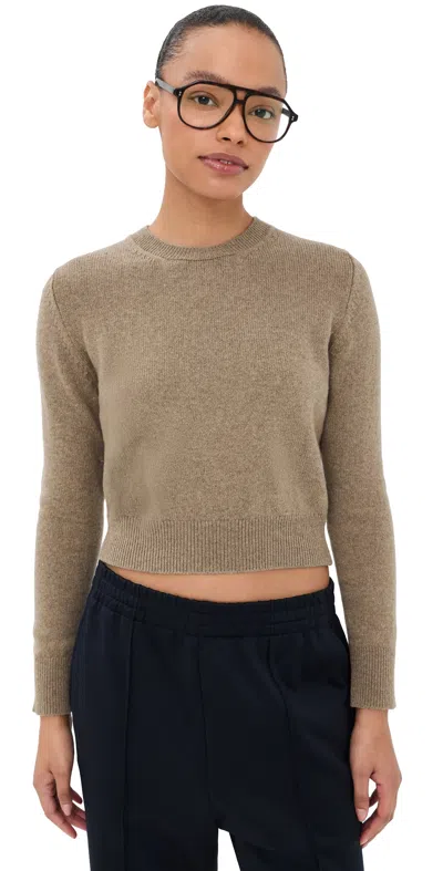 Daughter & Sligo Crew Neck Sweater Dark Natural In Brown