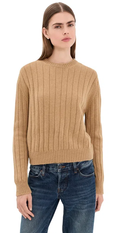 Daughter & The Rooney Rib Crewneck Pullover Camel