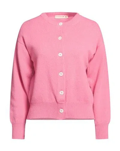 Daughter & Woman Cardigan Pink Size S Wool