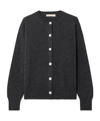 Daughter Classic Round-neck Cardigan In Black