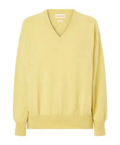 Daughter Innes Wool Sweater In Yellow