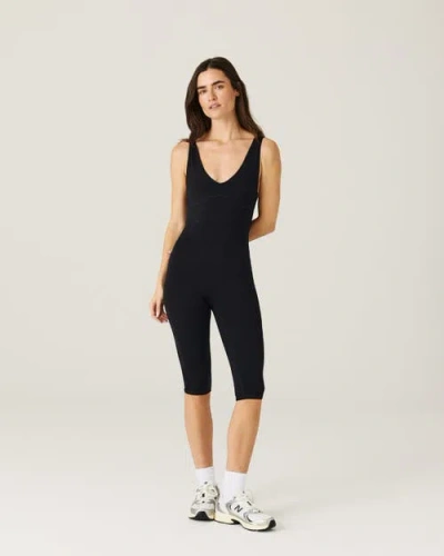 Daughter Lessons Capri Suit In Black