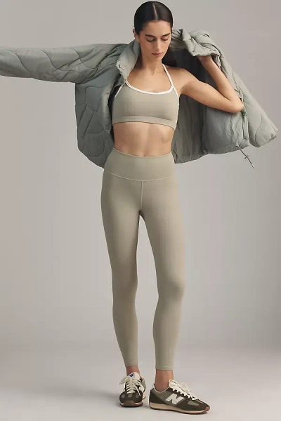 Daughter Lessons Core High-rise Leggings In Green