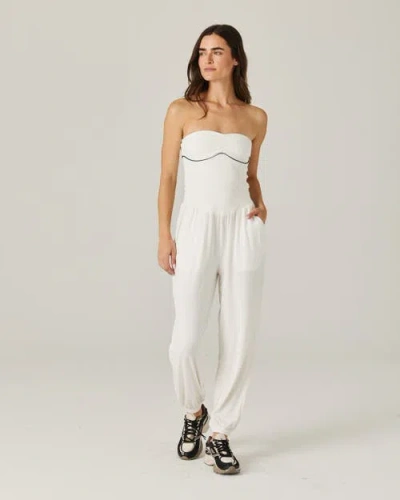 Daughter Lessons Jetset Jumpsuit In White