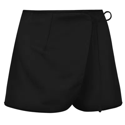 Daughters Of The Sun Swim Women's Black Tokyo Sarong Mini Skirt