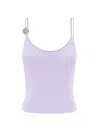Daughters Of The Sun Swim Women's Pink / Purple Hydra Labradorite Lilac Spaghetti Straps Tank Top