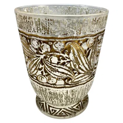 Pre-owned Daum Art Deco French Vase By  Nancy In Brown