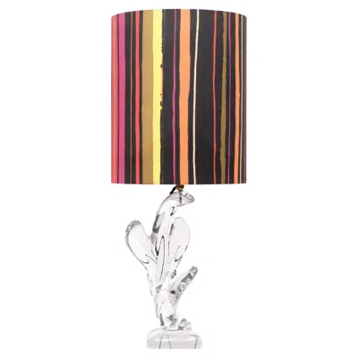 Pre-owned Daum Chrystal Glass Cactus Table Lamp Vannes The Chatel, France, 1960s In Sand
