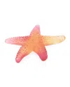 Daum Coral Sea Starfish, Amber/red In Amber