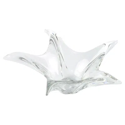 Pre-owned Daum Crystal Bowl By  France In Gray