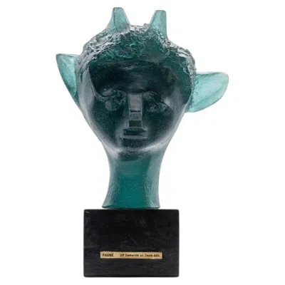 Pre-owned Daum Faune By Jean-pierre Demarchi Sculpture,  France In Black