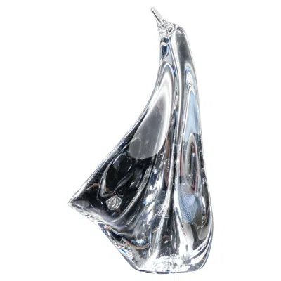 Pre-owned Daum France Crystal Sculpture. Penguin. France, 1990s In Gray