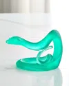 Daum Horoscope Snake Leaded Crystal Statue