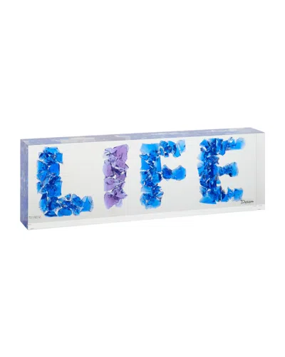 Daum Life Crystal Art By Richard Woleck & Jean-francois Bollie In Multi