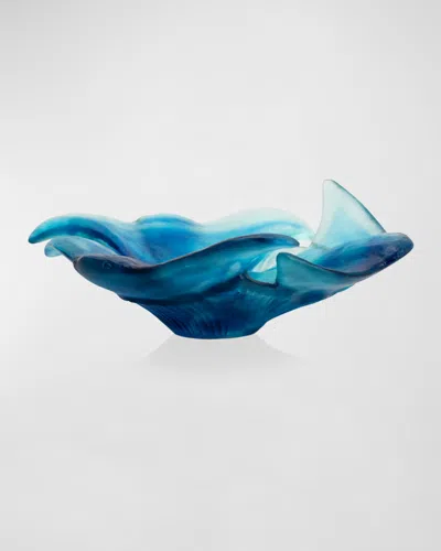 Daum Maya Rays Small Bowl In Blue