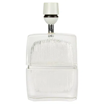Pre-owned Daum Mid Century Modern Table Lamp -  - Crystal In Transparent