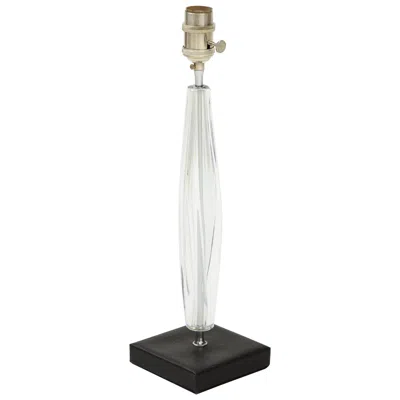 Pre-owned Daum Minimalist Crystal Table Lamp By  Nancy, France, 1960's In Transparent