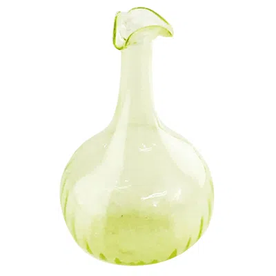 Pre-owned Daum Pitcher Or Jar In The Style Of  In White