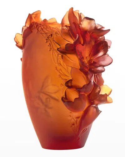 Daum Safran Vase, Medium In Multi