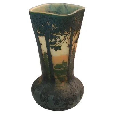Pre-owned Daum Vase, Sign:  Nancy, France, 1900, Style: Jugendstil, Art Nouveau, Liberty In Black