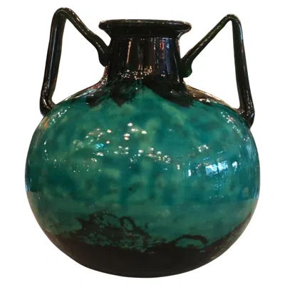 Pre-owned Daum Vase, Sign:  Nancy, France, 1924 In Black