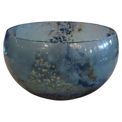 Pre-owned Daum Vase With Gold, Sign:  Nancy France, Style: Art Deco